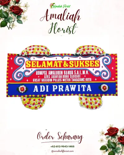 Karangan Bunga Ucapan Selamat di Subamia